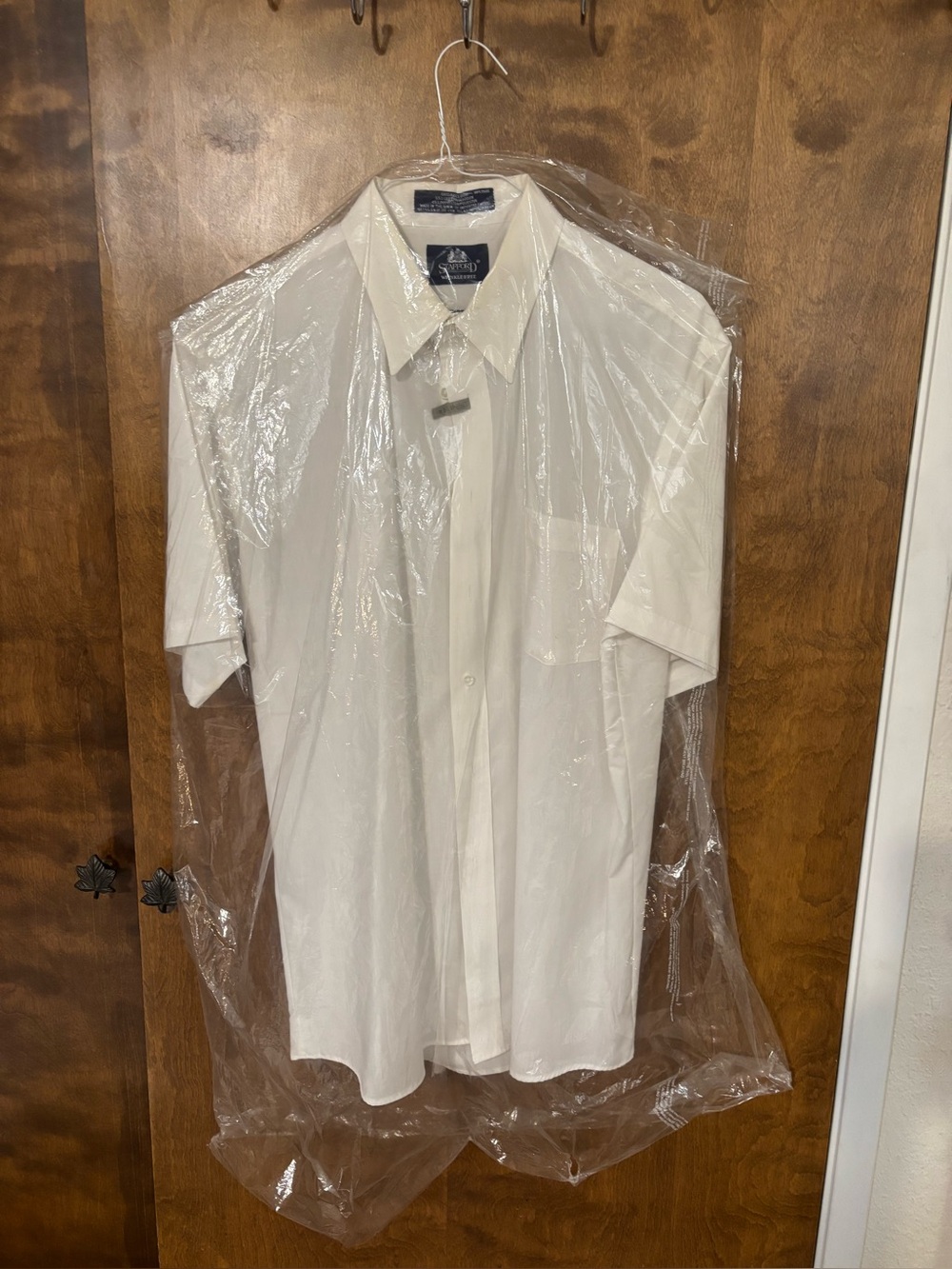 Stafford Wrinkle Free Short Sleeved Button Down Shirt